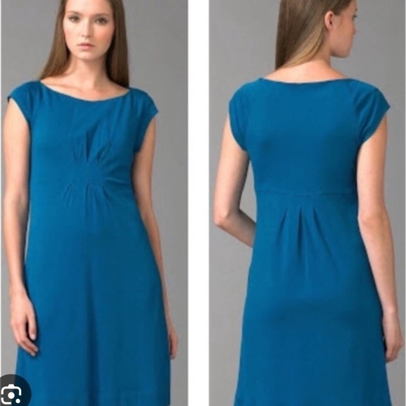 Diane Von Furstenberg Dresses & Skirts - Diane von Furstenberg Women's 100% Wool Turquoise Blend Midi Sheath Dress Size 4